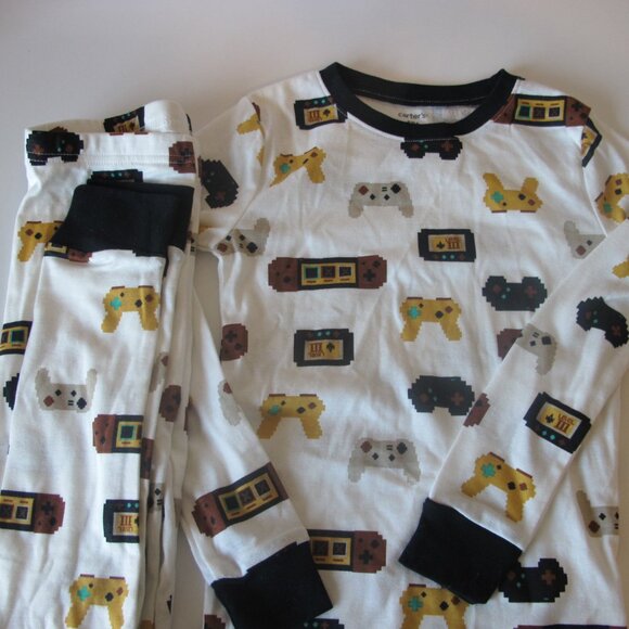 NWOT Bundle of 2 Boy's Carter's Video Game Pajama Sets Size 8 - Picture 4 of 5
